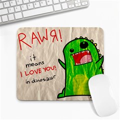 Rawr! - Large Mousepad