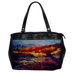 Autumn on the Horizon - Oversize Office Handbag