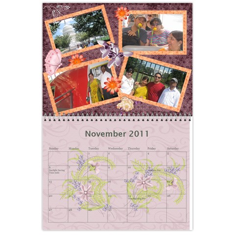 Calendar By Kanika Nov 2011