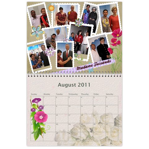 Calendar By Kanika Aug 2011