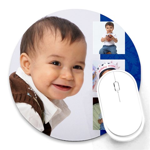 Round Mouse Pad By Denise Front