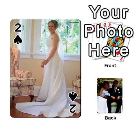 Wedding Cards  By Lisa Front - Spade2