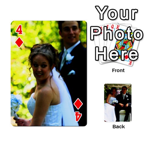 Wedding Cards  By Lisa Front - Diamond4
