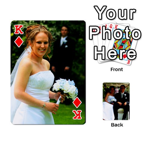 King Wedding Cards  By Lisa Front - DiamondK