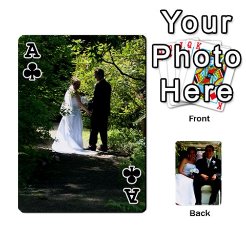 Ace Wedding Cards  By Lisa Front - ClubA