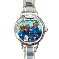 Round Italian Charm Watch