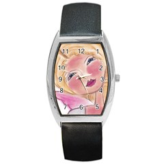 watch - Barrel Style Metal Watch
