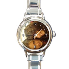 Round Italian Charm Watch