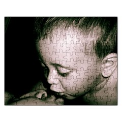 D kiss mommy puzzle - Jigsaw Puzzle (Rectangular)