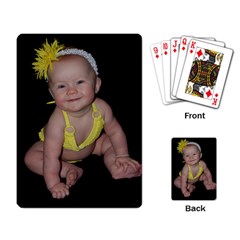 Yellow Polka Dot Bikini - Playing Cards Single Design (Rectangle)