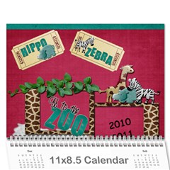 Adriana s Calendar - Wall Calendar 11  x 8.5  (18 Months)