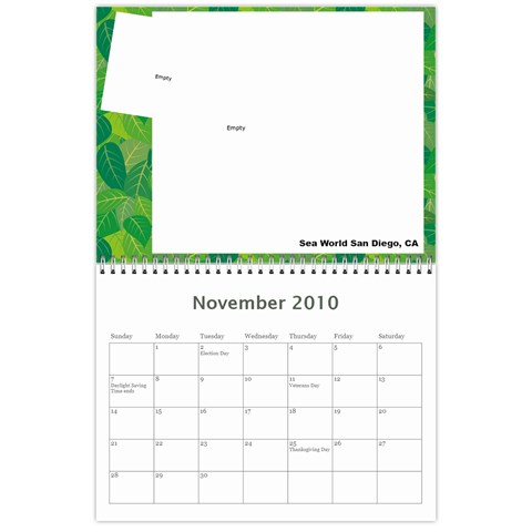 Adriana s Calendar By Anne Frey Nov 2010