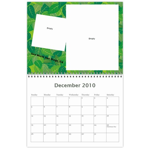 Adriana s Calendar By Anne Frey Dec 2010
