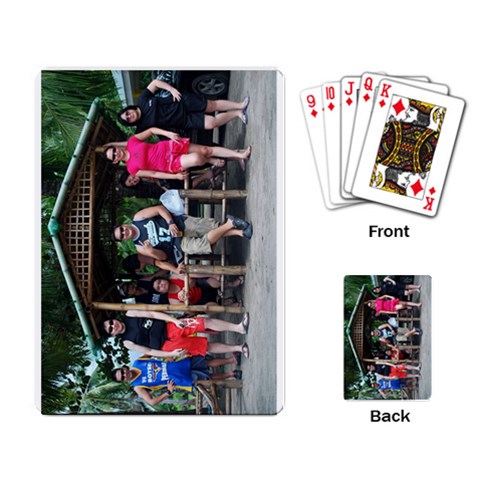 Playing Cards By Iris Camille Mejia Back