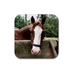 Horse coaster - Rubber Coaster (Square)