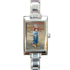 Rectangle Italian Charm Watch