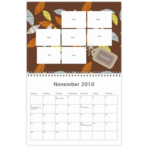 Mom Calendar By Cindy Nov 2010