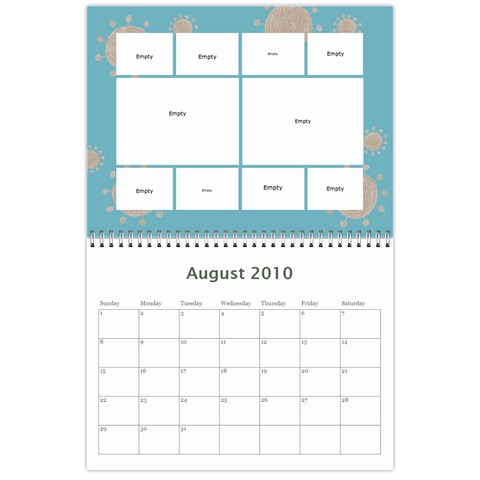 Mom Calendar By Cindy Aug 2010