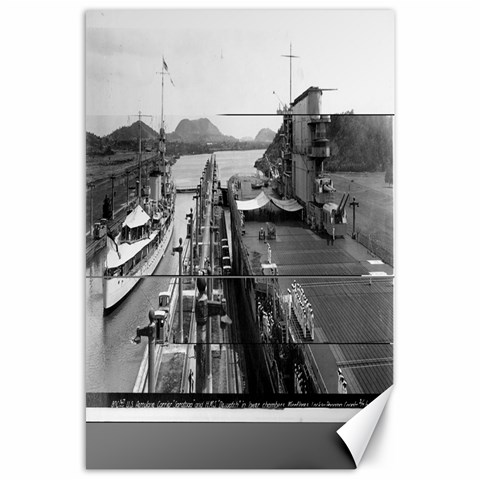 Canvas Panama Canal By Sweetroselief 23.35 x34.74  Canvas - 1