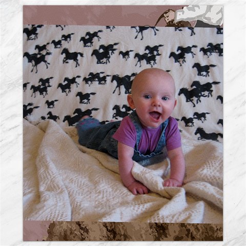 Jolea May At 4 Months By Carolina Scraps Canvas