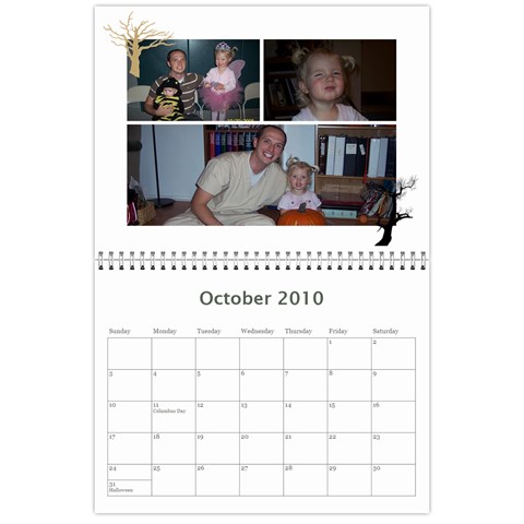 2010 Calendar By Nicole Oct 2010