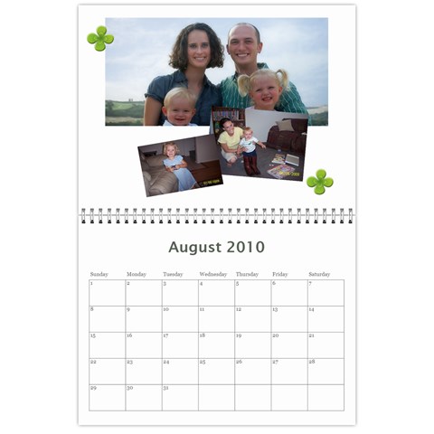 2010 Calendar By Nicole Aug 2010