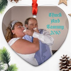 chuck and tammy - Ornament (Heart)