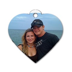 Dog Tags - Dog Tag Heart (One Side)