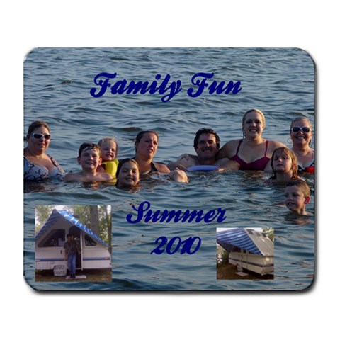 Family Fun 2010 By Renata 9.25 x7.75  Mousepad - 1