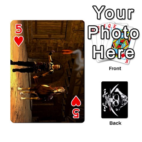 Card Deck By Adrian Wilkinson Front - Heart5