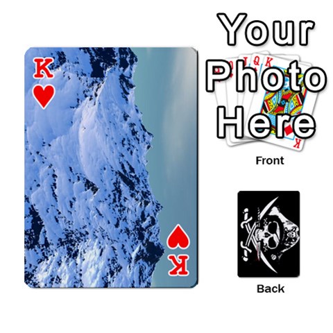 King Card Deck By Adrian Wilkinson Front - HeartK