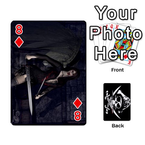 Card Deck By Adrian Wilkinson Front - Diamond8