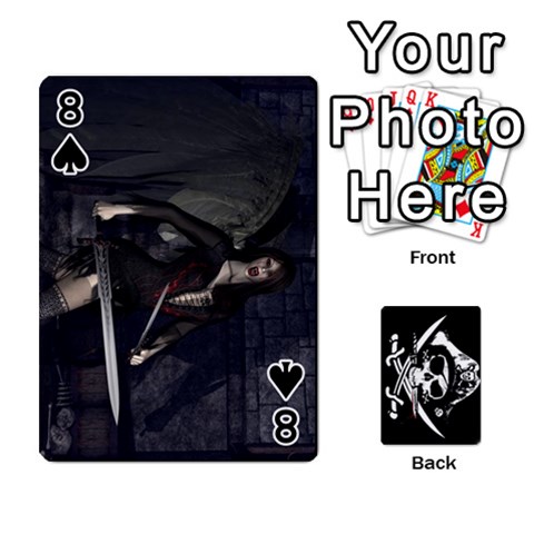 Card Deck By Adrian Wilkinson Front - Spade8