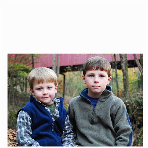 Bucket Bag With Ethan And Jacob By Wendy Green Back