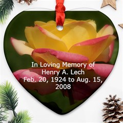 DadsMemorial - Ornament (Heart)