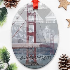 SAN FRAN CHRISTMAS - Ornament (Oval)