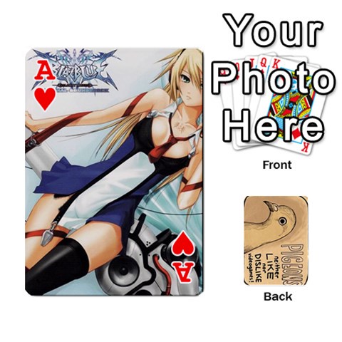 Ace Randomcards By K Kaze Front - HeartA