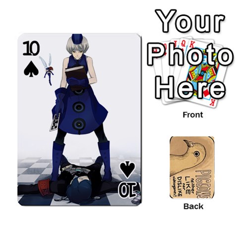 Randomcards By K Kaze Front - Spade10