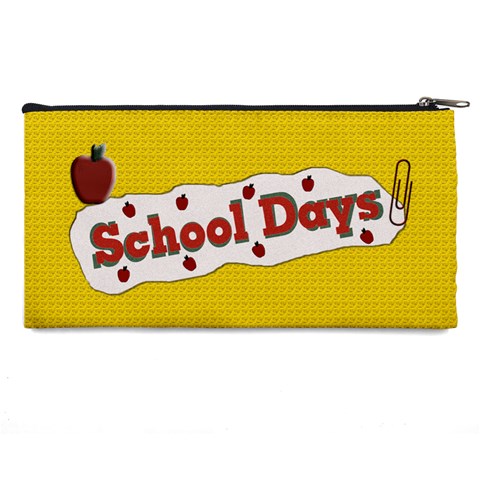 School Pouch By Danielle Christiansen Back
