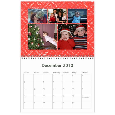 Abbiescalendar By Kerrigan Family Dec 2010