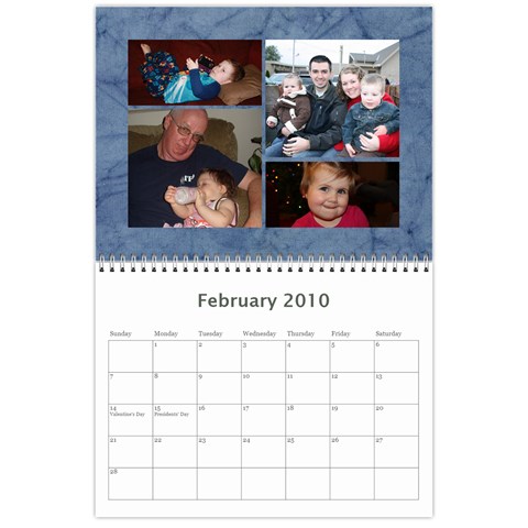 Abbiescalendar By Kerrigan Family Feb 2010