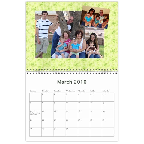 Abbiescalendar By Kerrigan Family Mar 2010