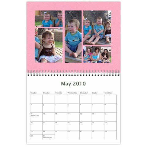 Abbiescalendar By Kerrigan Family May 2010