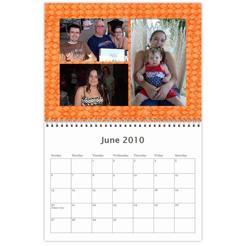 Abbiescalendar By Kerrigan Family Jun 2010