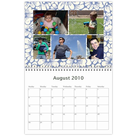 Abbiescalendar By Kerrigan Family Aug 2010