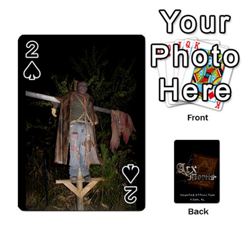 Playing Cards 2 Sides Front - Spade2