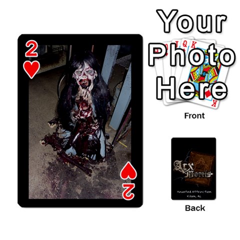 Playing Cards 2 Sides Front - Heart2