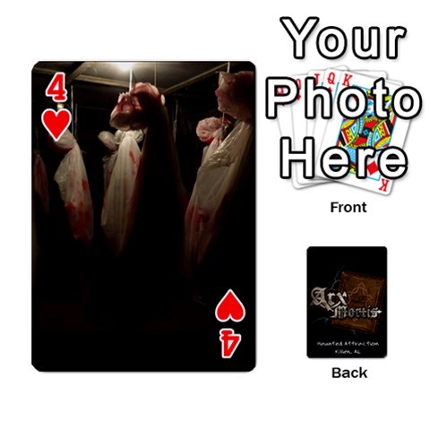 Playing Cards 2 Sides Front - Heart4