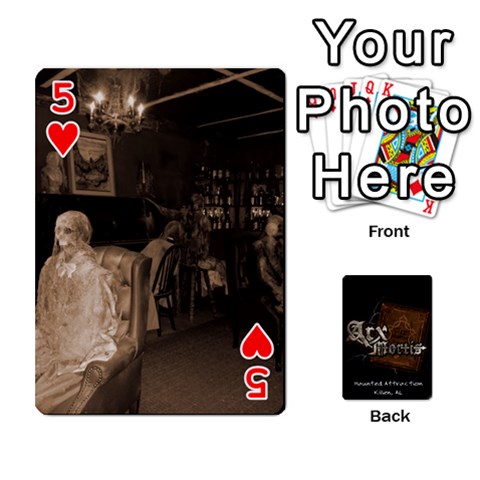 Playing Cards 2 Sides Front - Heart5