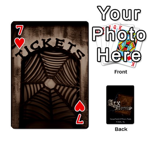 Playing Cards 2 Sides Front - Heart7